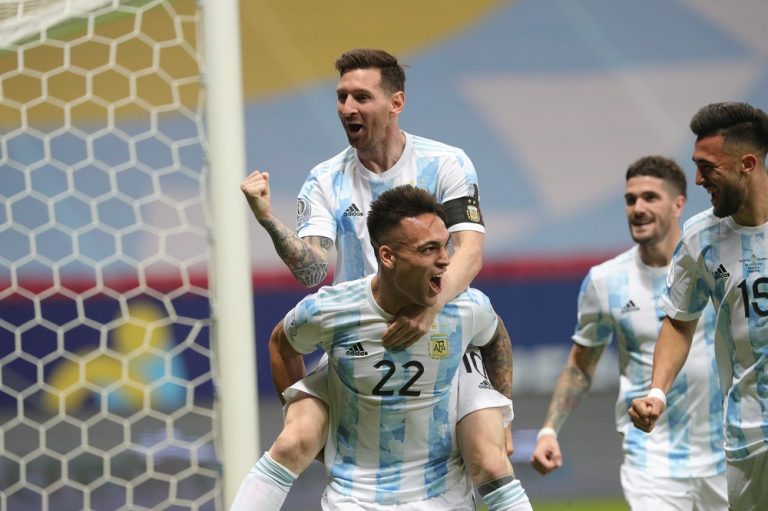 Leo Messi i Lautaro Martinez