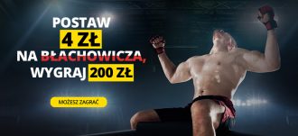 UFC Fortuna bonus 200 zł za wygraną Błachowicza z Rakiciem