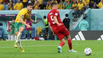 MŚ 2022: Australia wygrywa i odbiera nadzieję Duńczykom