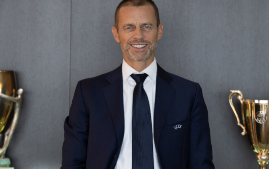 Prezydent UEFA Aleksander Ceferin
