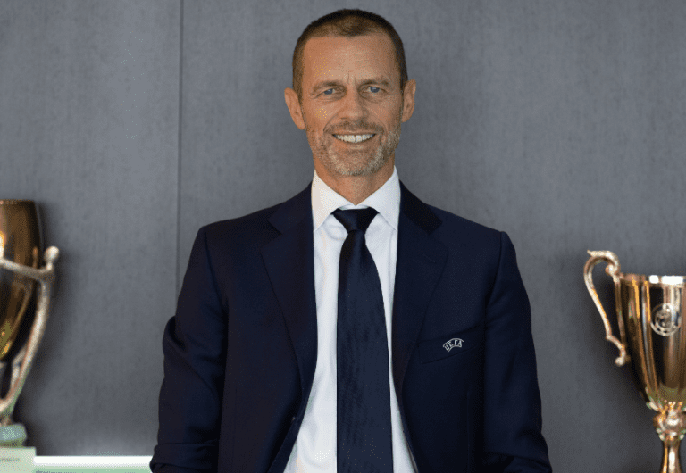 Prezydent UEFA Aleksander Ceferin