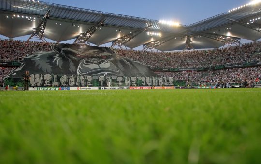 Legia Warszawa, oprawa kibiców, kibice, Welcome to the jungle