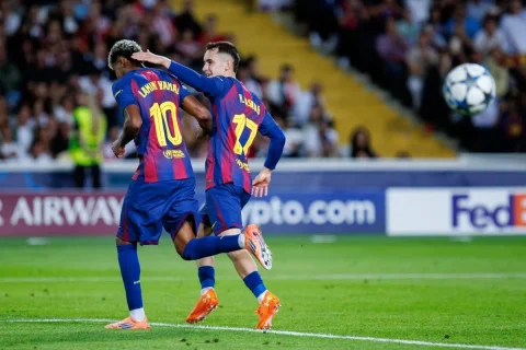 FC Barcelona - Marc Casado Lamine Yamal 1