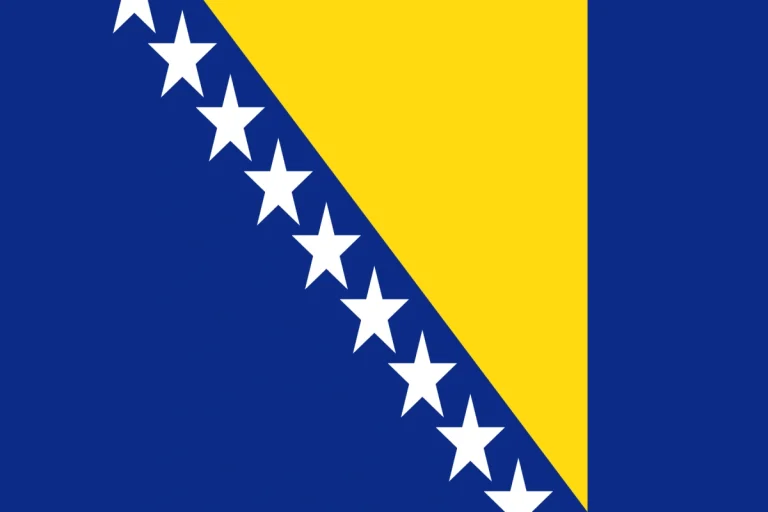 Bośnia i Hercegowina - flaga 3 | Reprezentacja Bośni i Hercegowiny