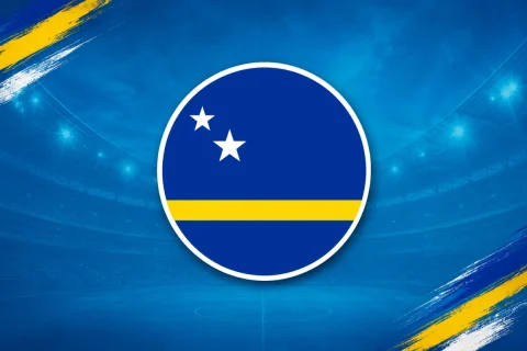 Curacao - grafika flaga 1 | Reprezentacja Curacao