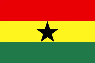 Ghana - flaga 2 | Reprezentacja Ghany