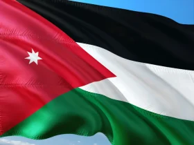 Jordania - flaga 1 | Reprezentacja Joradnii