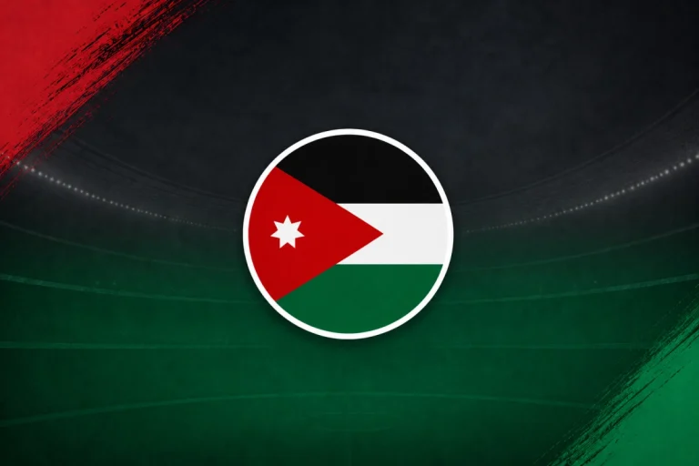 Jordania - grafika flaga 1 | Reprezentacja Jordanii