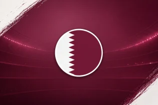 Katar - grafika flaga 1 | Reprezentacja Kataru
