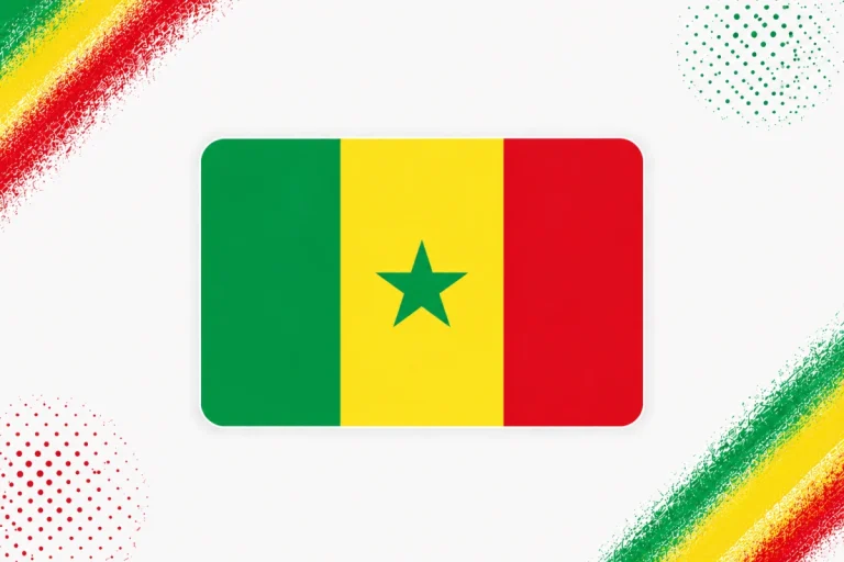 Senegal - grafika flaga 3 | Reprezentacja Senegalu