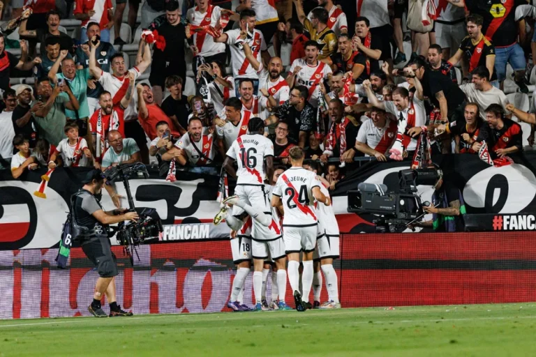 Rayo Vallecano - zawodnicy piłkarze kibice