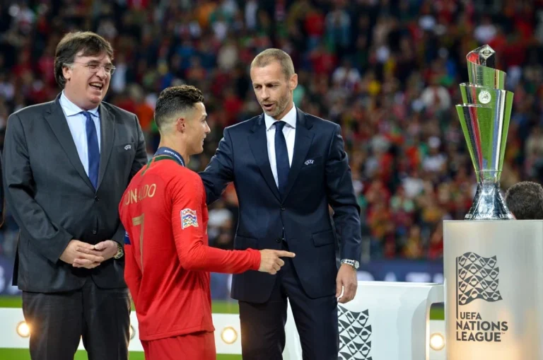Aleksander Ceferin i Cristiano Ronaldo