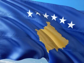 Kosowo - flaga 1 | Reprezentacja Korei Kosowa