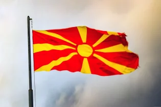 Macedonia Północna - flaga 2 | Reprezentacja Macedonii