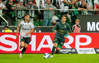 Śląsk Wrocław - piłkarze 3 Michał Rosiak i Ruben Vinagre